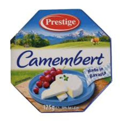 CAMEMBERT BAVARIA CHEESE - PRESTIGE 125GR