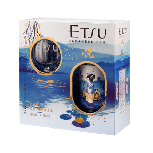 ETSU JAPANESE GIN - BALOON GLASS PACK 700 ml